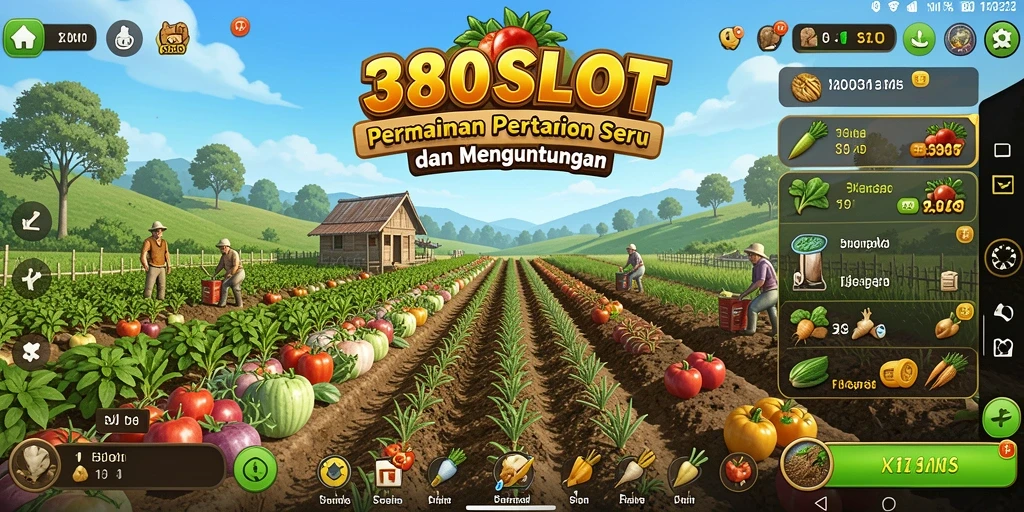 Tampilan gameplay seru di dunia pertanian 380SLOT.