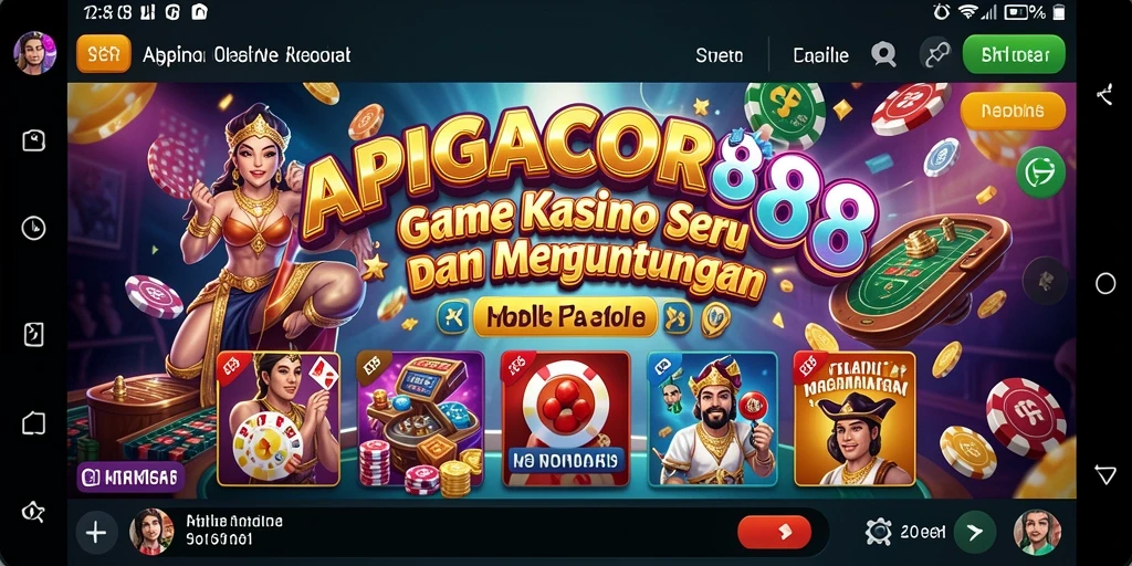 Tampilan menarik dari gameplay APIGACOR88 yang menyenangkan dan penuh warna.