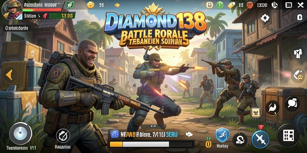 Tangkapan layar menunjukkan aksi pertarungan seru di <strong>DIAMOND138</strong>.
