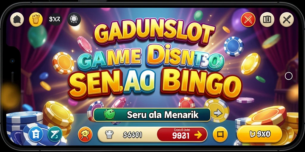 Tampilan gameplay seru GADUNSLOT dengan suasana Bingo yang mengasyikkan.