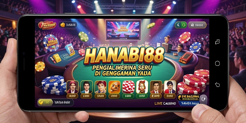 Gameplay Live Casino yang mendebarkan dan interaktif di HANABI88.