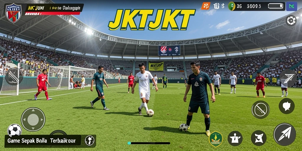 Tampilan gameplay seru dari JKTJKT yang mengasyikkan.
