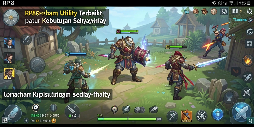 Tampilan aplikasi RP8 dengan fitur Utility yang intuitif.