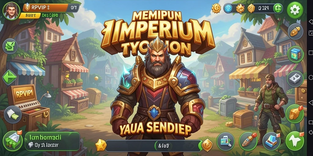 Gameplay menarik dalam RPVIP1 yang menunjukkan strategi pengelolaan bisnis.