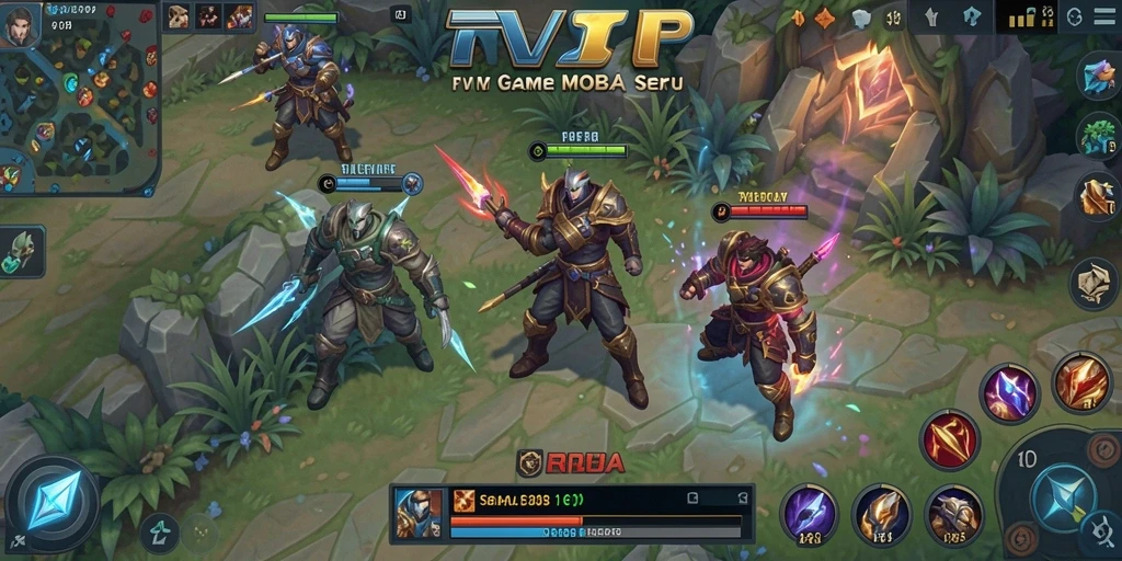 Tampilan gameplay seru dari RVIP yang penuh aksi.