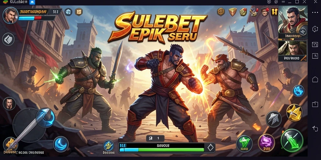 Tampilan gameplay SULEBET yang intens dan penuh aksi.