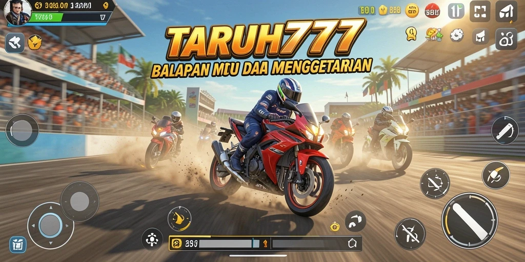 TARUH777 - Gameplay balapan motor yang mendebarkan dan penuh aksi.