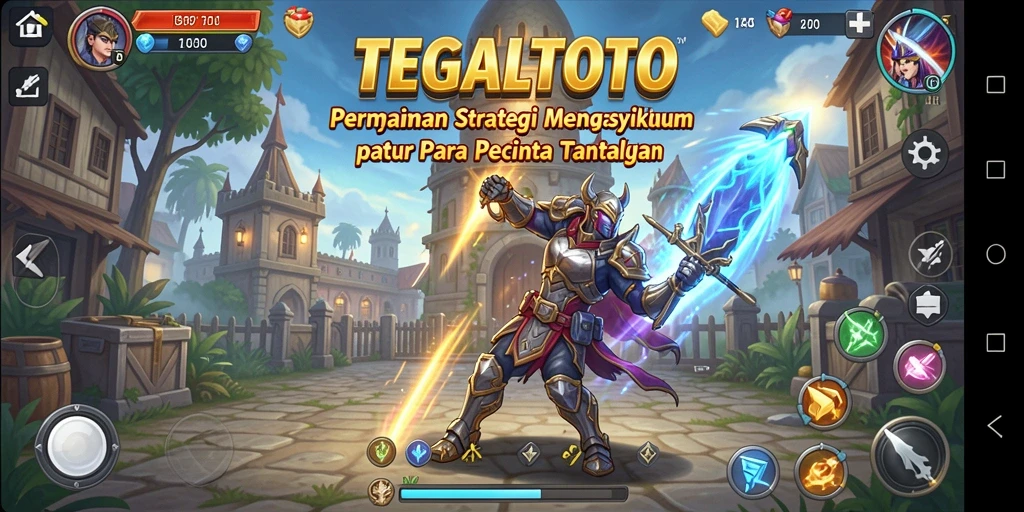 Tampilan gameplay TEGALTOTO yang seru dan strategi mendalam.